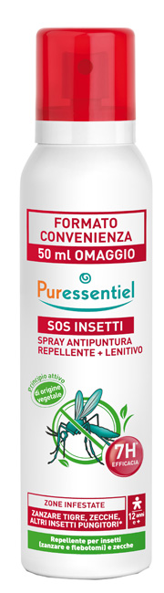 PURESSENTIEL SPRAY ANTIPUNTURA SOS INSETTI PMC 200 ML - doctorpill.it
