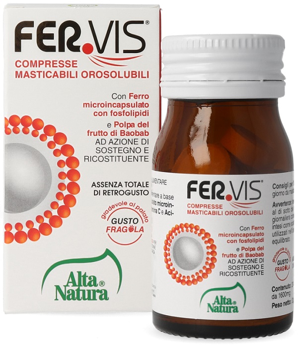 FERVIS 20 COMPRESSE MASTICABILI OROSOLUBILI - doctorpill.it