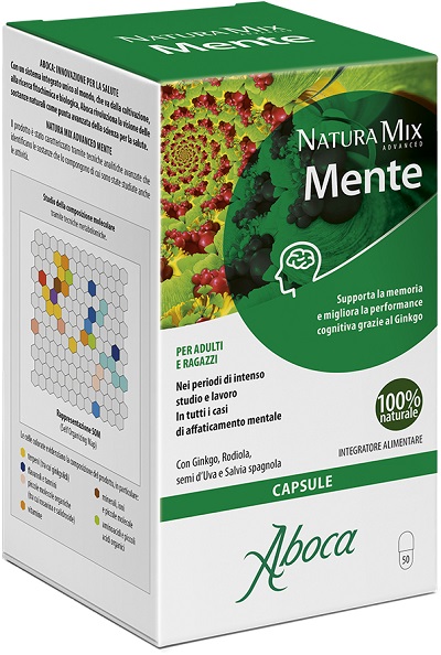 NATURA MIX ADVANCED MENTE 50 CAPSULE - doctorpill.it