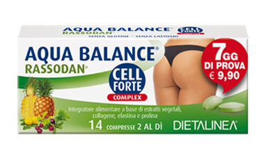AQUA BALANCE RASSODAN CELL FORTE 7 DAYS 14 COMPRESSE DIETALINEA - doctorpill.it