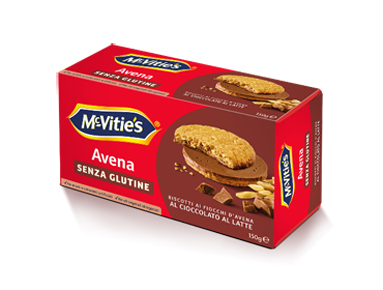 MC VITIE'S AVENA AL CIOCCOLATO AL LATTE SENZA GLUTINE 150 G - doctorpill.it