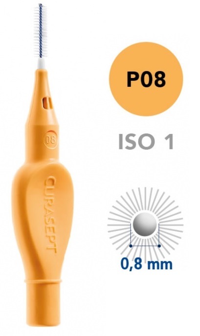 CURASEPT PROXI P08 ARANCIO CHIARO/TANGERINO 5 PEZZI - doctorpill.it