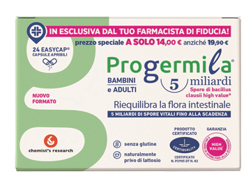 PROGERMILA 5 MILIARDI ADULTI BAMBINI 24 CAPSULE APRIBILI EASYCAP - doctorpill.it