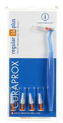 CURAPROX CPS REGULAR CPS 14 CON 5 SCOVOLINI + SUPPORTO - doctorpill.it