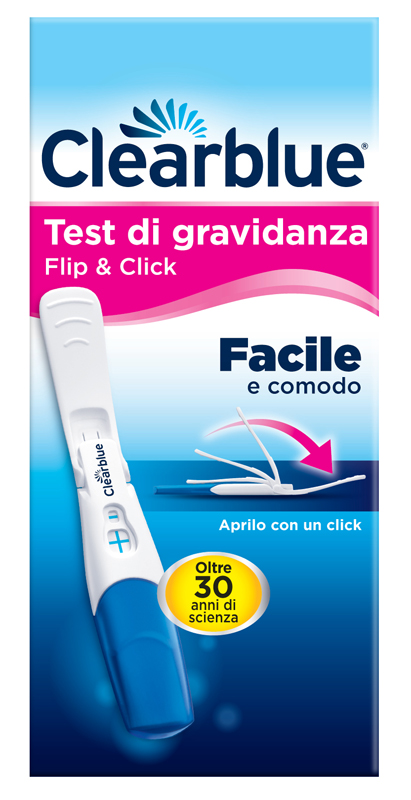 TEST DI GRAVIDANZA CLEARBLUE FLIP & CLICK 1 PEZZO - doctorpill.it