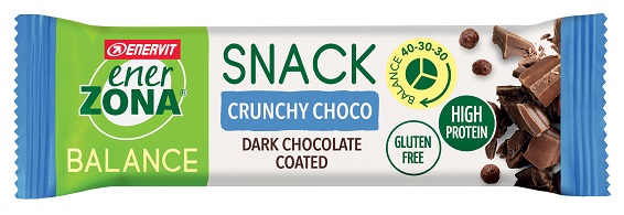 ENERZONA SNACK CRUNCHY CHOCO 33 G - doctorpill.it