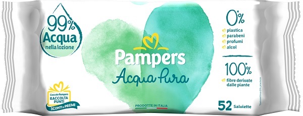 WIPES PAMPERS PROTEZIONE PURA NATURELLO 52 SALVIETTE - doctorpill.it