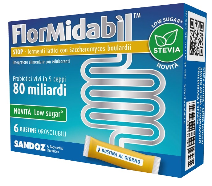 FLORMIDABIL STOP 6 BUSTINE CON STEVIA - doctorpill.it