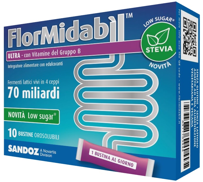 FLORMIDABIL ULTRA 10 BUSTINE CON STEVIA - doctorpill.it