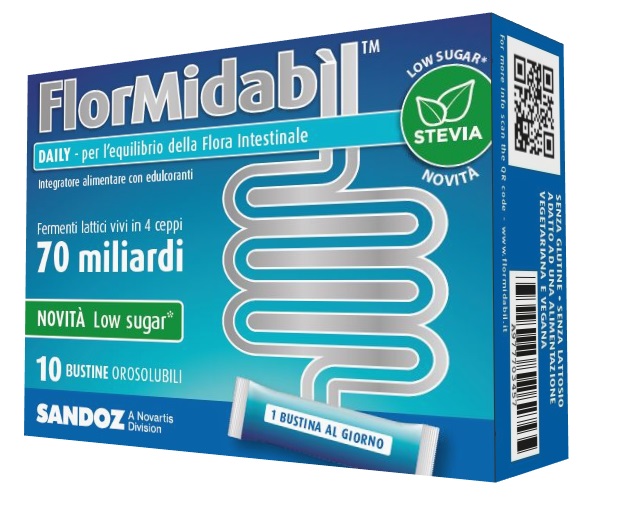 FLORMIDABIL DAILY 10 BUSTINE CON STEVIA - doctorpill.it