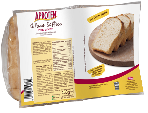 APROTEN PANE BIANCO FETTE 2 PEZZI DA 200 G - doctorpill.it