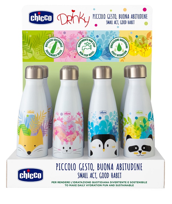 CHICCO BORRACCIA INOX 350 ML - doctorpill.it