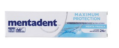 MENTADENT MAXIMUM PROTECTION MENTA FRESCA DENTIFRICIO 75 ML - doctorpill.it