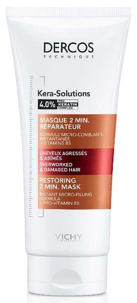 DERCOS TECHNIQUE KERASOL MASCHERA RIPARATRICE 2 MIN 200 ML - doctorpill.it