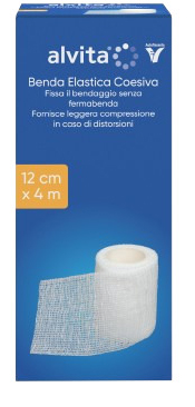 BENDA ELASTICA AUTOADESIVA ALVITA 12X4CM - doctorpill.it