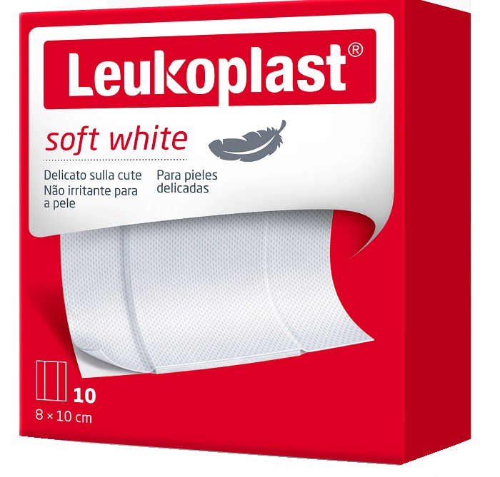 LEUKOPLAST SOFT WHITE 100 X 8 CM 10 PEZZI - doctorpill.it
