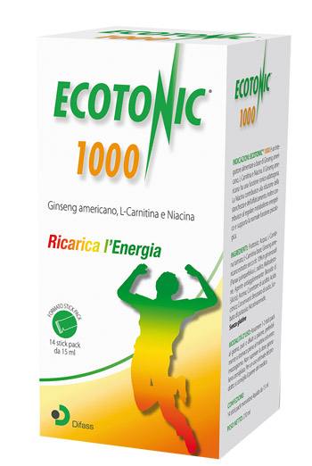 ECOTONIC 1000 14 STICK PACK 15 ML - doctorpill.it