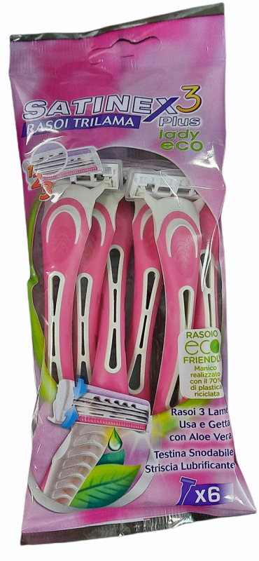 SATINEX3 MYSTIQUE LADY RASOIO 6 PEZZI - doctorpill.it