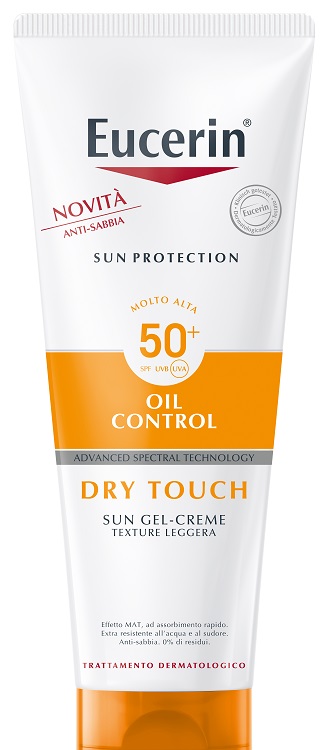 EUCERIN SUN PROTECTION OIL CONTROL DRY TOUCH SPF 50+ SUN GEL CREME 200 ML - doctorpill.it