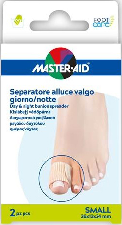 DIVARICATORE ALLUCE GIORNO/NOTTE MASTER-AID FOOTCARE SMALL 2 PEZZI D11 - doctorpill.it