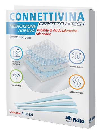 CEROTTO CONNETTIVINA HITECH 10 X 10 CM 4 PEZZI - doctorpill.it