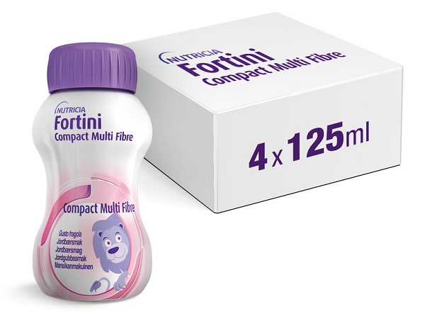 FORTINI COMPACT MULTI FIBRE FRAGOLA 4 PEZZI 125 G - doctorpill.it