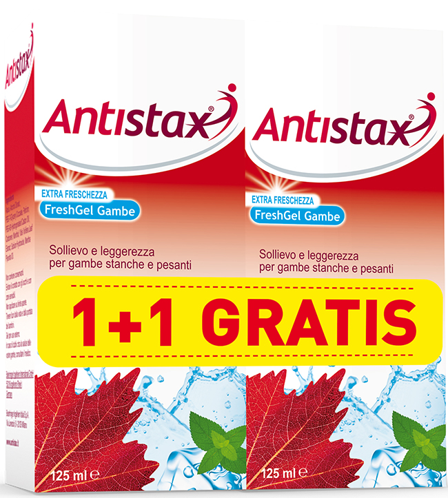 ANTISTAX FRESH GEL 125 ML 1+1 PROMO - doctorpill.it
