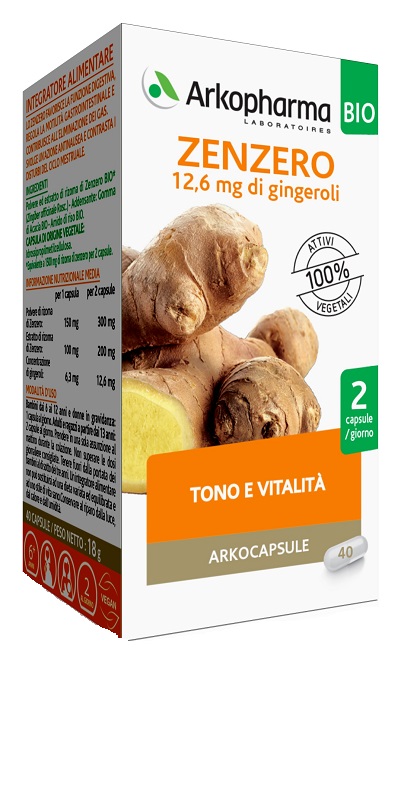 ARKO CAPSULE ZENZERO BIO 40 CAPSULE - doctorpill.it