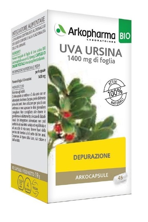 ARKO CAPSULE UVA URSINA BIO 45 CAPSULE - doctorpill.it
