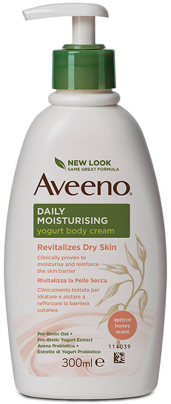 AVEENO CREMA CORPO YOGURT ALBICOCCA&MIELE 300 ML - doctorpill.it