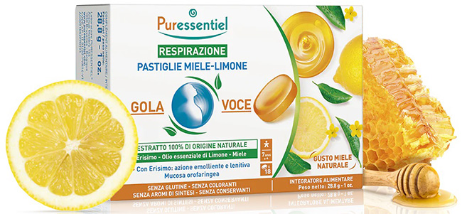 PURESS PASTIGLIE GOLA VOCE MIELE LIMONE 28,8 G - doctorpill.it