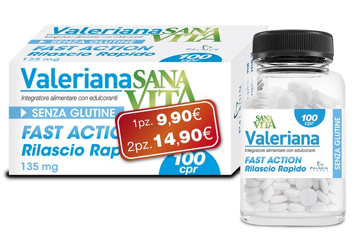 SANAVITA VALERIANA 100 COMPRESSE - doctorpill.it