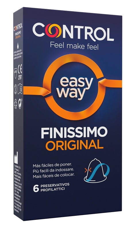 PROFILATTICO CONTROL EASY WAY FINISSIMO ORIGINAL 6 PEZZI - doctorpill.it