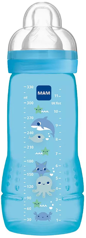 MAM EASY ACTIVE BIBERON 4+ 330 ML TETTARELLA 3 MASCHIO - doctorpill.it