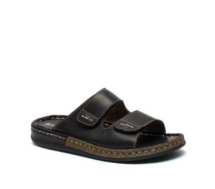 ANGELINO 002 42 PIANELLA UOMO PELLE FONDO GOMMA STAIN TESTA DI MORO TG 42 - doctorpill.it