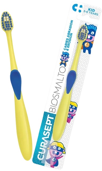 CURASEPT SPAZZOLINO BIOSMALTO KIDS 3-6 ANNI - doctorpill.it