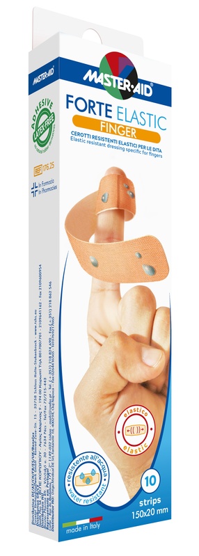 CEROTTO MASTER-AID ELASTIC FINGER 10 PEZZI - doctorpill.it