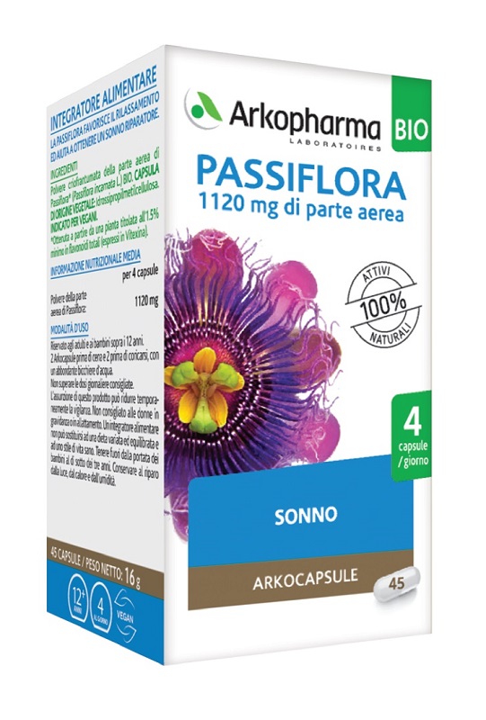 ARKO CAPSULE PASSIFLORA 45 CAPSULE BIO - doctorpill.it