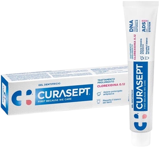 CURASEPT DENTIFRICIO 0,12 75 ML ADS+DNA - doctorpill.it