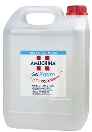 AMUCHINA GEL X-GERM DISINFETTANTE MANI 5 LITRI - doctorpill.it