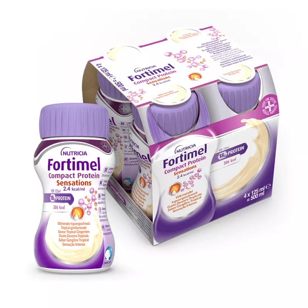 FORTIMEL COMPACT PROTEIN HOT TROPICAL ZENZERO 4 X 125 ML - doctorpill.it