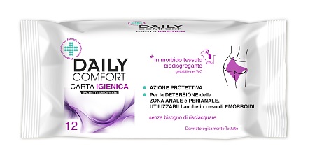 DAILY COMFORT CARTA IGIENICA 12 PEZZI - doctorpill.it