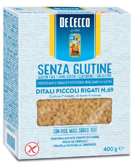 DE CECCO DITALI PICCOLI RIGATI N69 400 G - doctorpill.it
