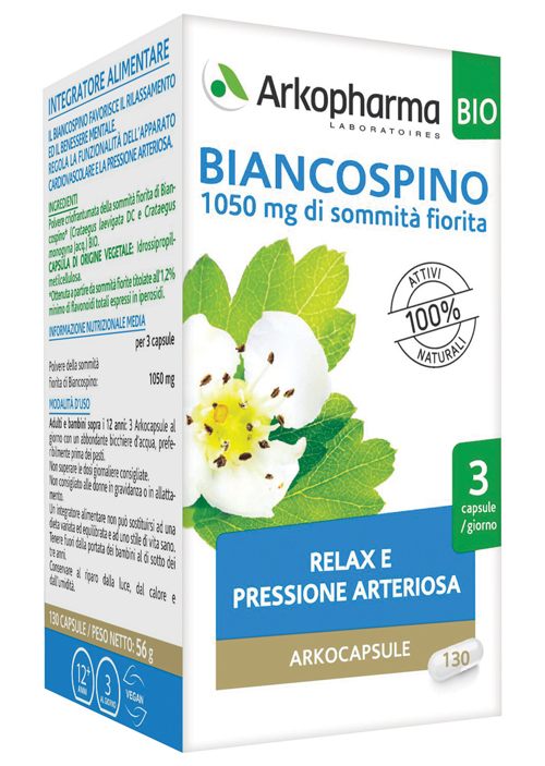 ARKO CAPSULE BIANCOSPINO BIO 130 CAPSULE - doctorpill.it