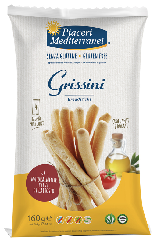 PIACERI MEDITERRANEI GRISSINI 160 G - doctorpill.it