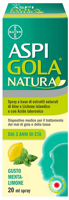 ASPI GOLA NATURA SPRAY MENTA LIMONE 20 ML - doctorpill.it