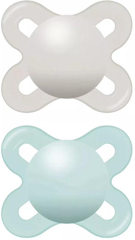 MAM SUCCHIETTO ORIGINAL START 0-2 MESI SILICONE NEUTRO 2 PEZZI - doctorpill.it