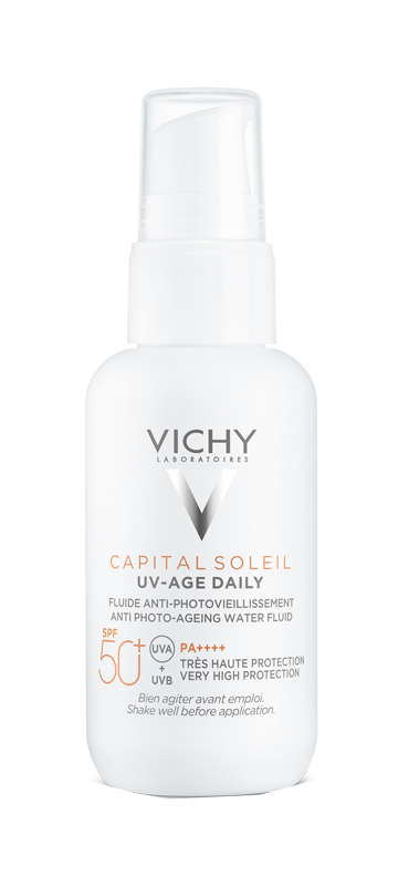 CAPITAL SOLEIL UV-AGE FLUIDO ANTI-FOTOINVECCHIAMENTO SPF50+ 40 ML - doctorpill.it