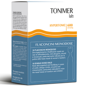TONIMER LAB HYPERTONIC 18 FLACONCINI DA 5 ML MONODOSE SPECIAL PRICE - doctorpill.it