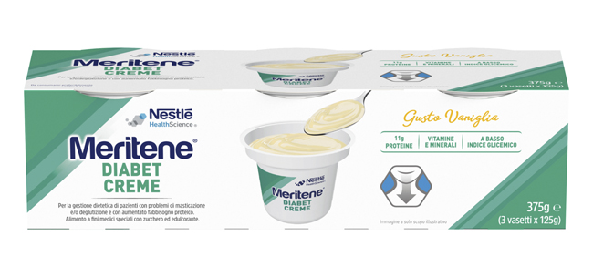 MERITENE DIABET CREME VANIGLIA 3 X 125 G - doctorpill.it